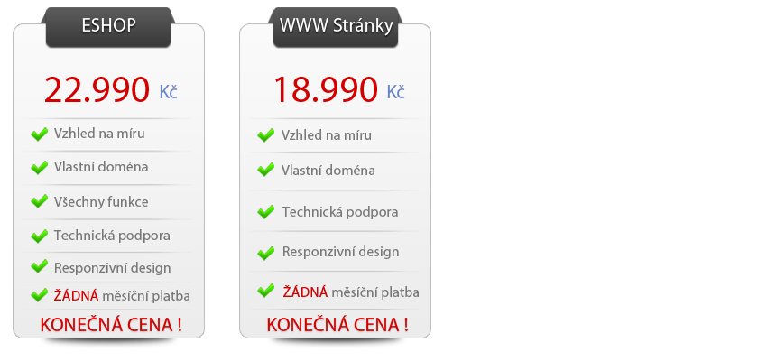 Eshop Kvalitne - Tvorba e shopu